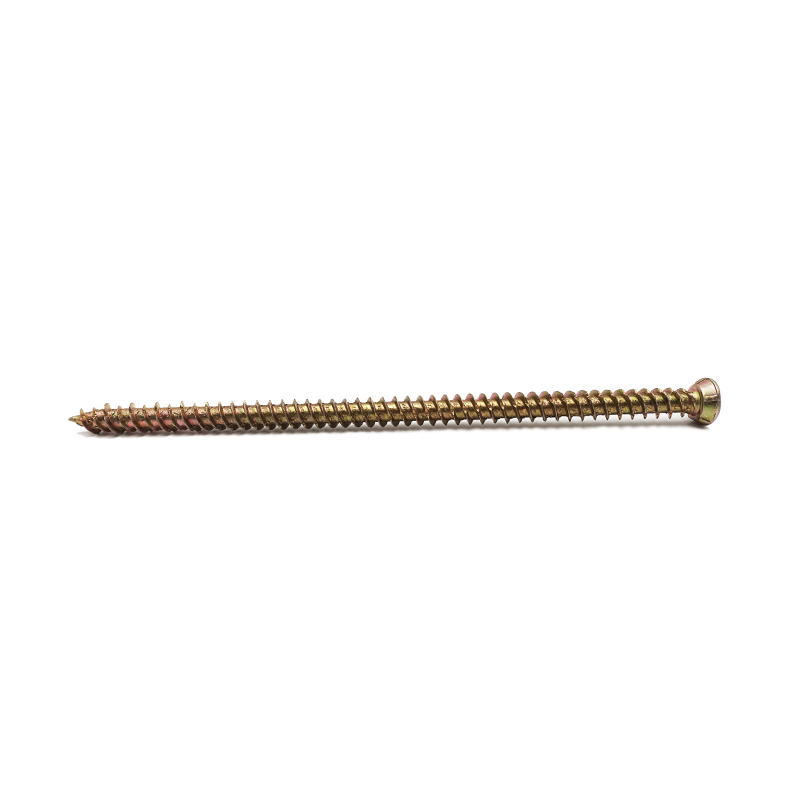Маленький саморез Torx с плоской головкой, желтый, оцинкованный